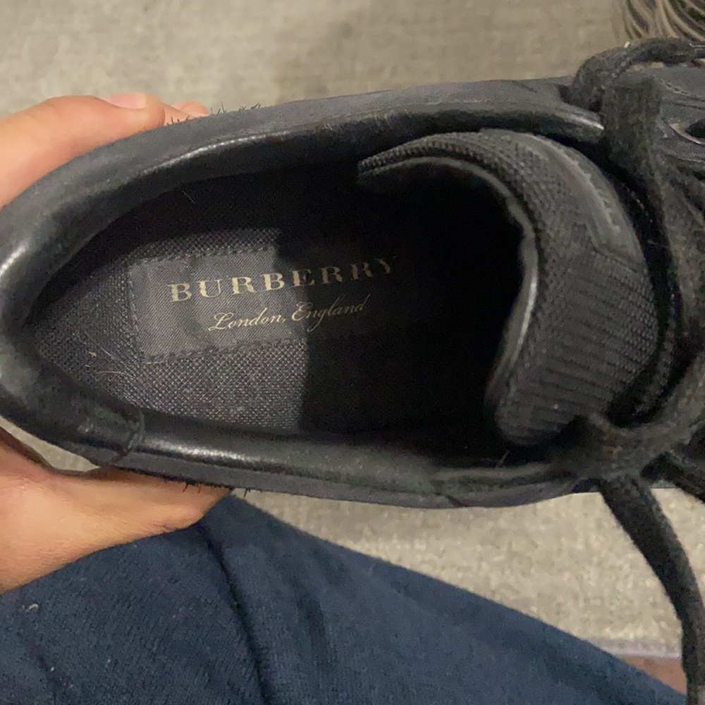 Burberry Shoes Black Canvas/Black Nylon Upper and Mid - Picture 6 of 7